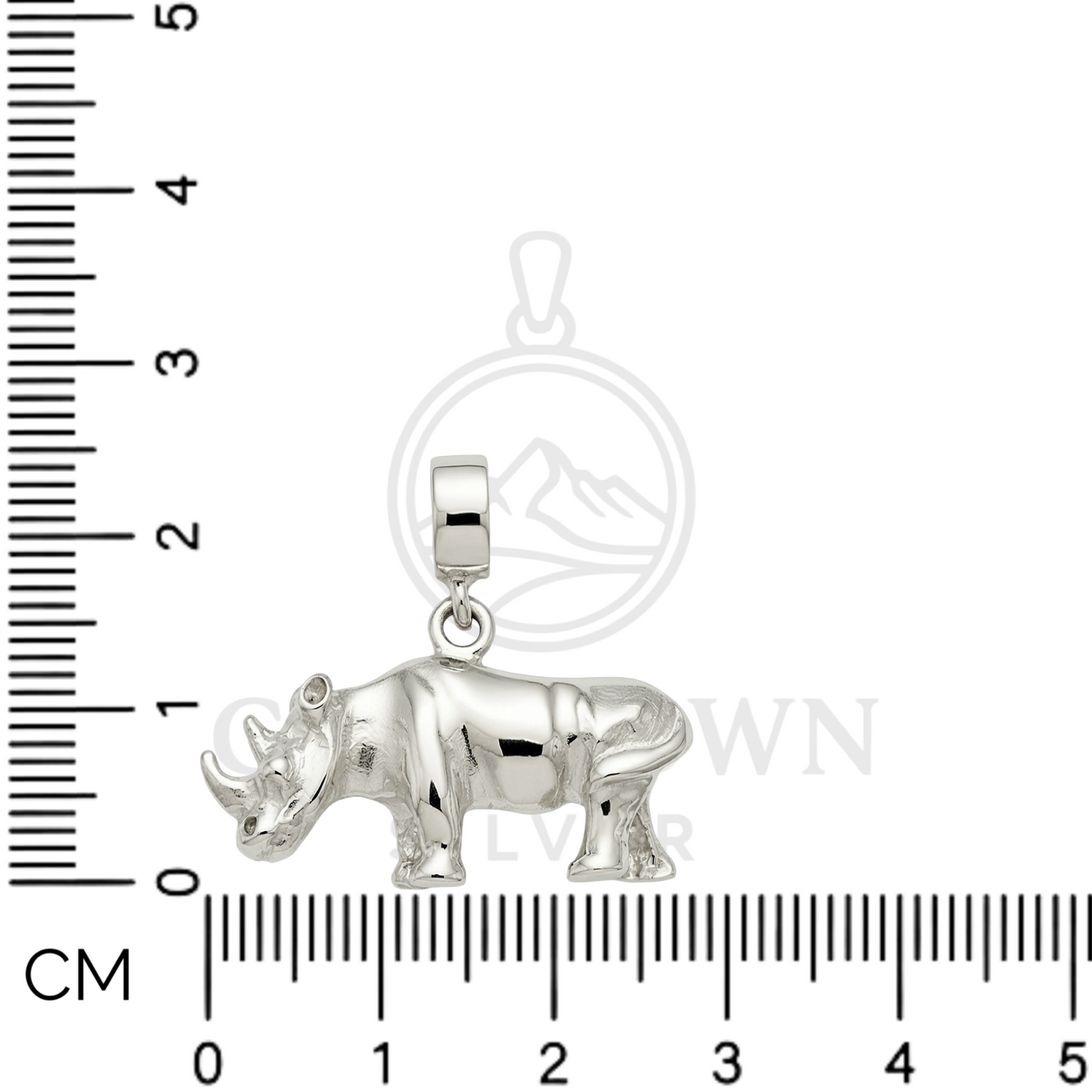 Signature 925 White Rhino Sterling Silver