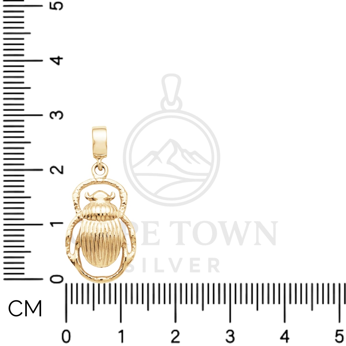 Signature Scarab Beatle 9 ct AU