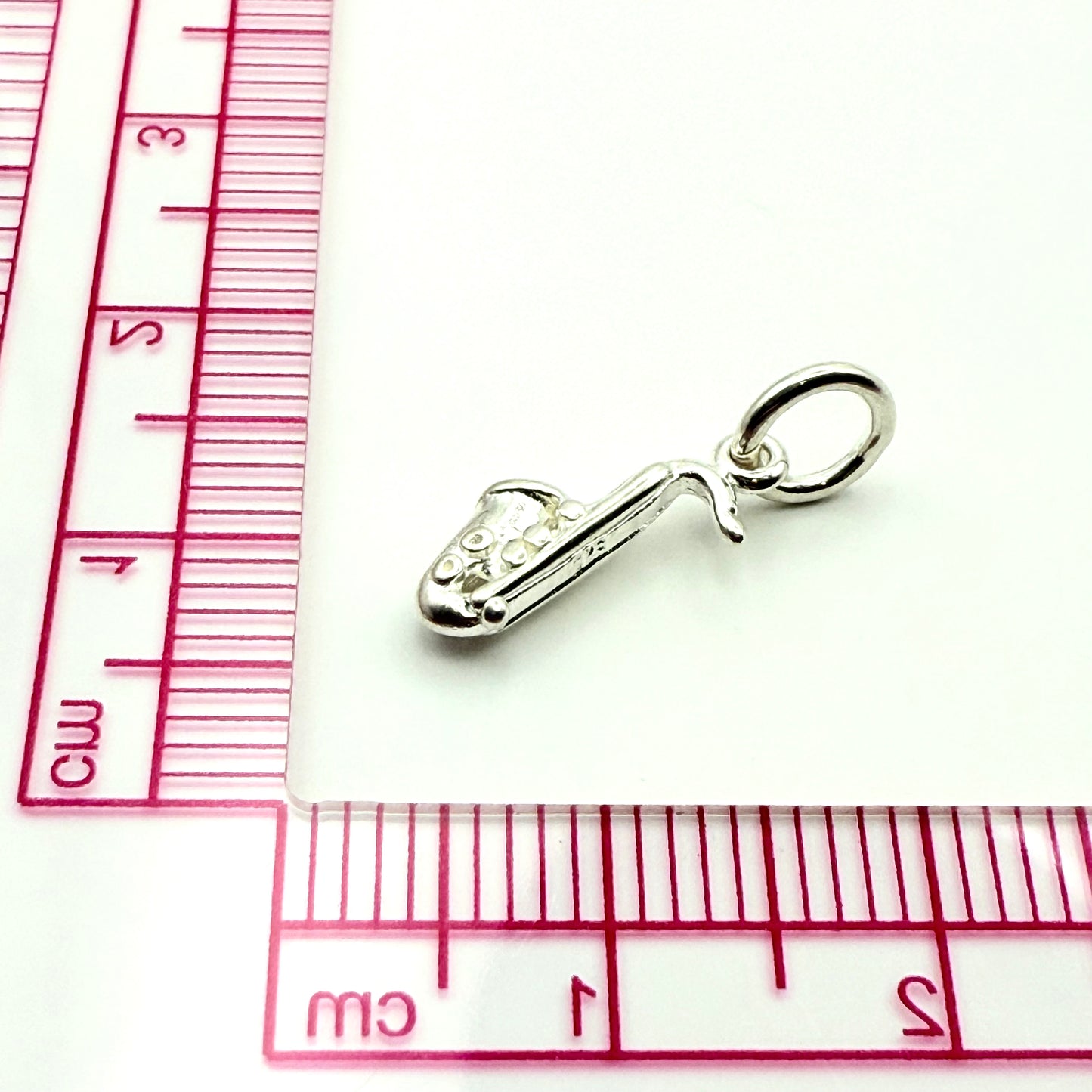 925 Sterling Silver Saxophone Charm