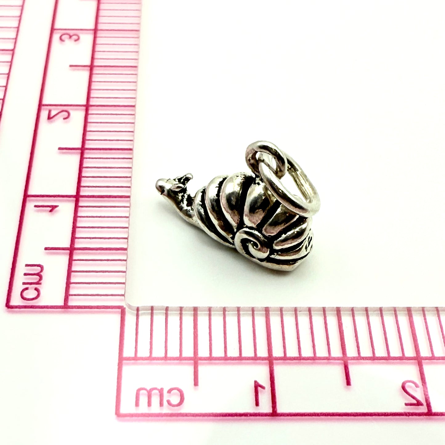 925 Sterling Silver Snail Charm
