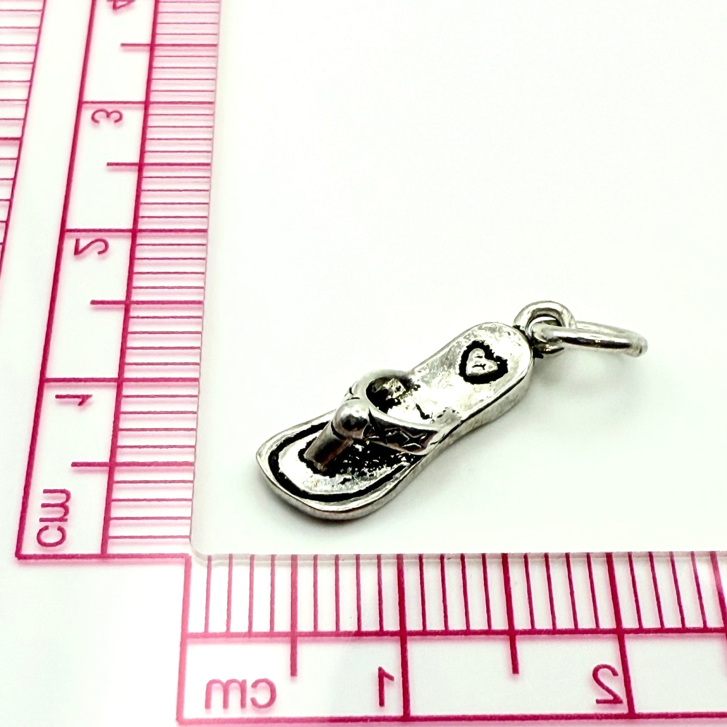 925 Sterling Silver Love Sandal Charm