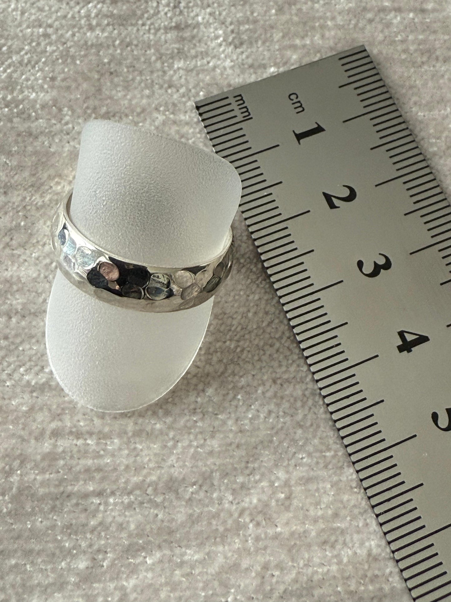 Hammered Ring Sterling Silver 925