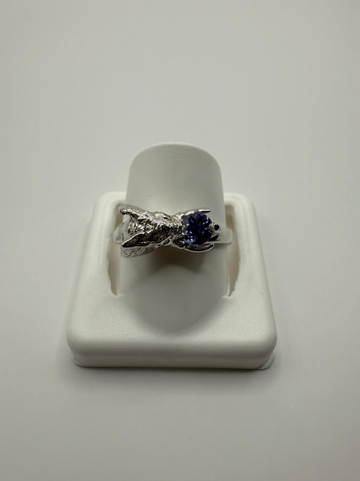 Tanzanite Elephant Ring Sterling Silver 925