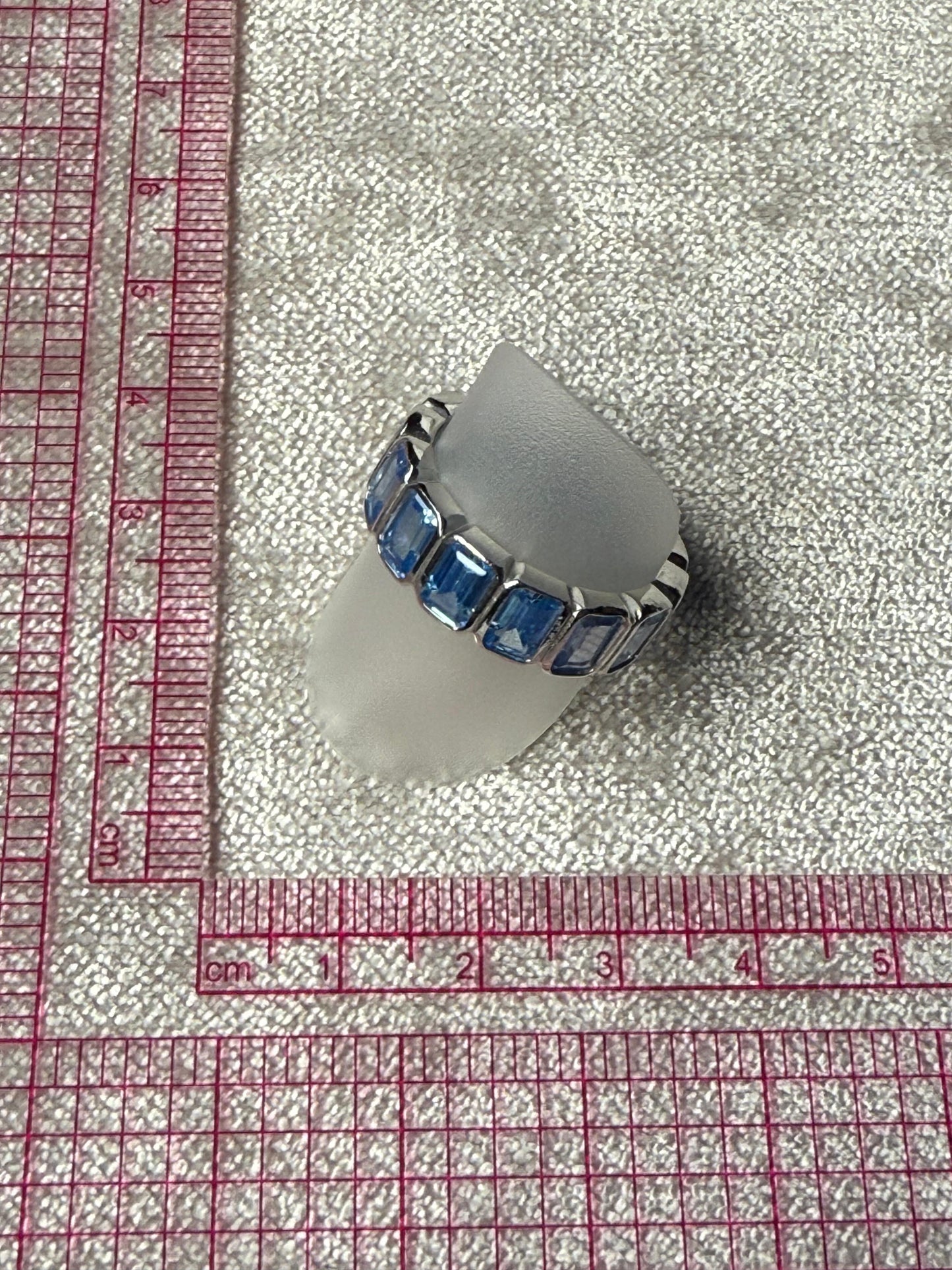 Octagon Kardashian C/Z Ring Sterling Silver 925