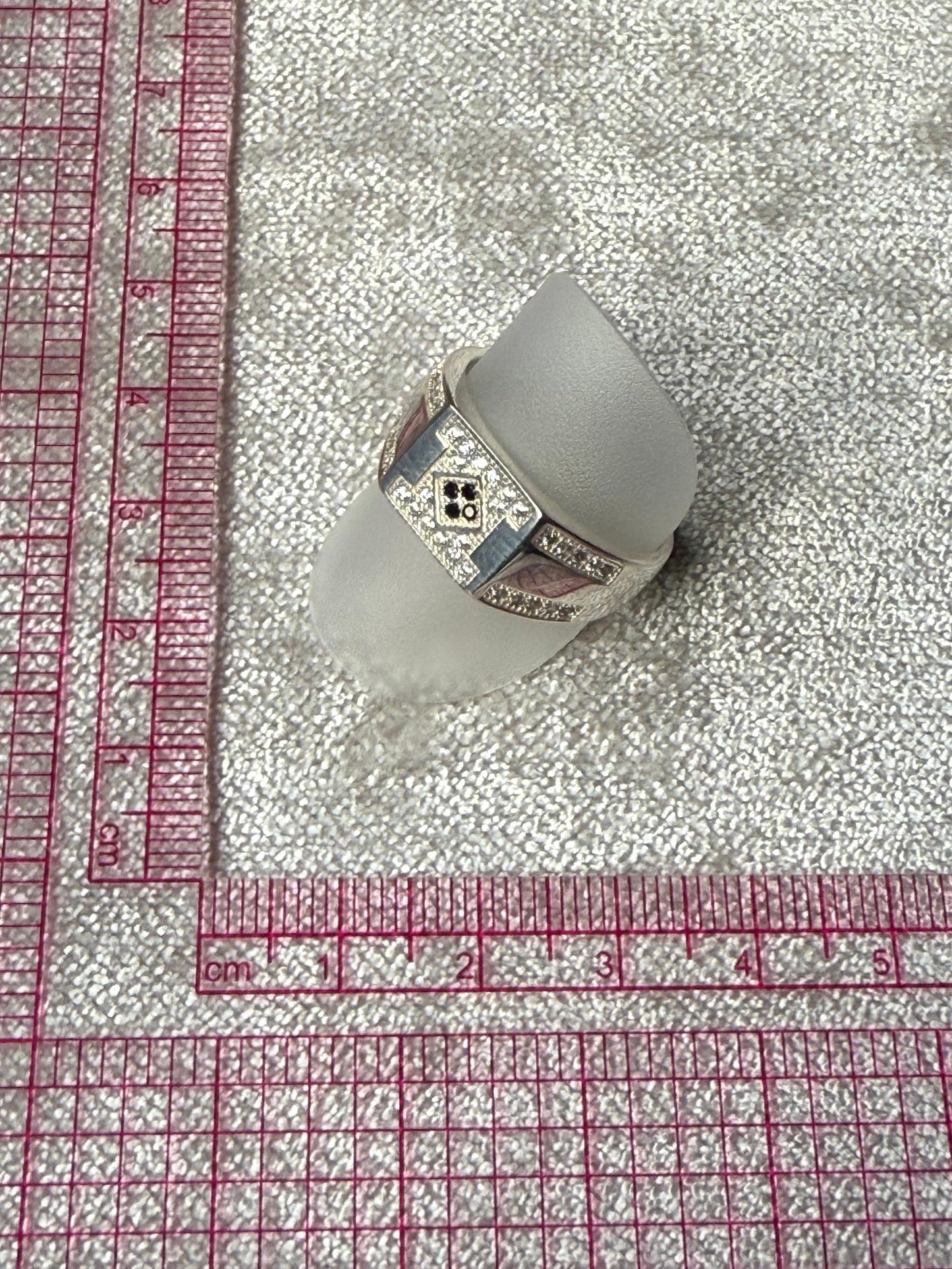 Gents GRD C/Z Ring Sterling Silver 925