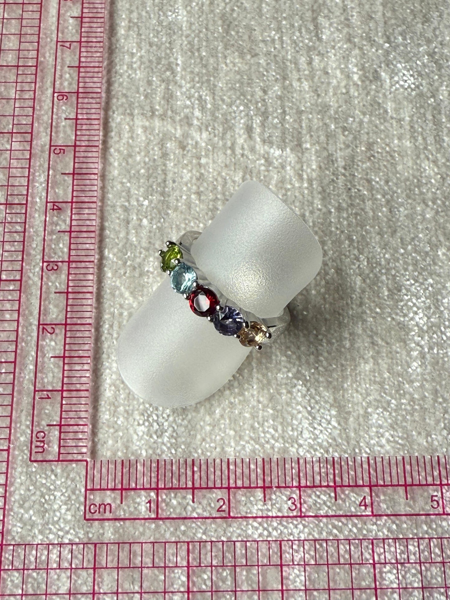 Luna Colours C/Z Sterling Silver 925 Ring