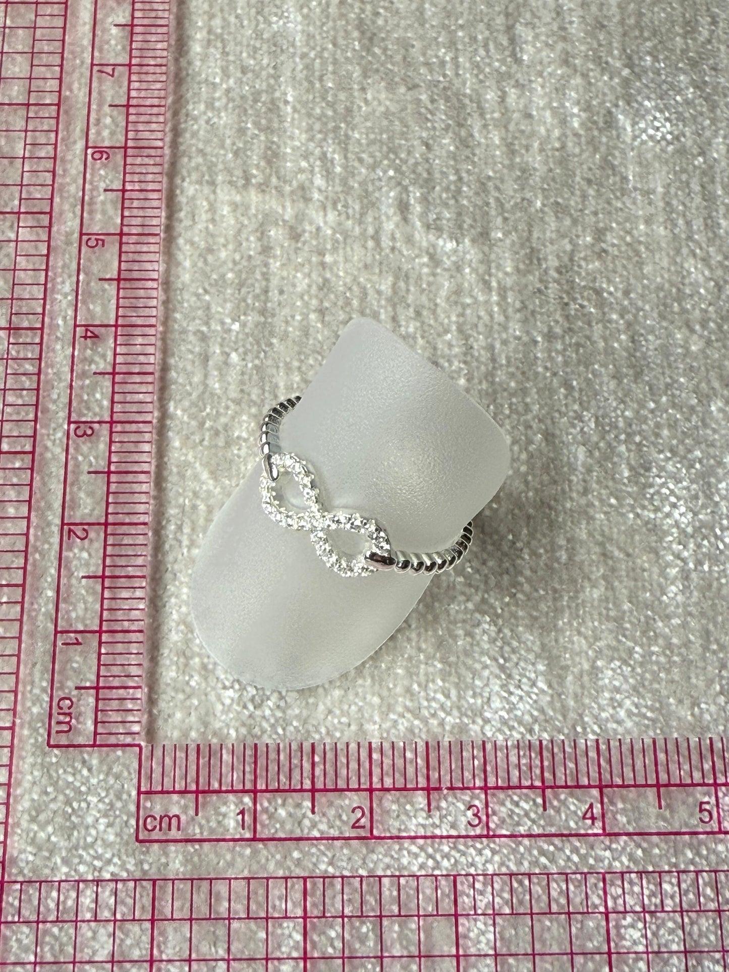 C/Z Infinity Ring Sterling Silver 925