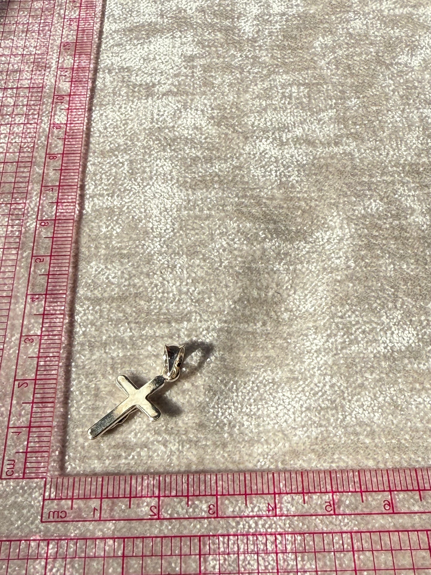 Small Crucifix Pendant Sterling Silver 925