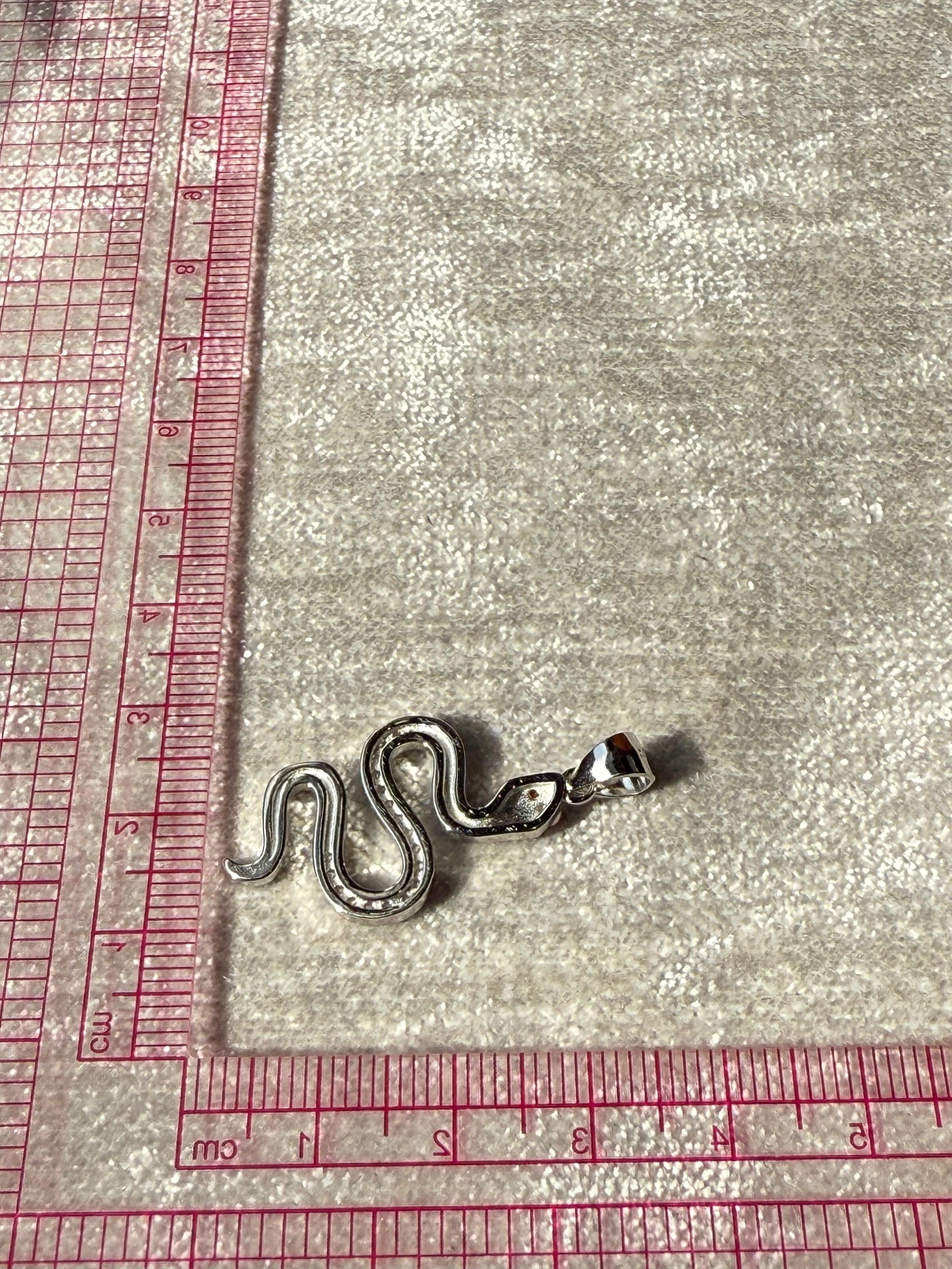 C/Z Snake Pendant Sterling Silver 925