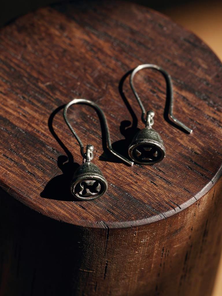 Eucalyptus Seed pods Earring Sterling Silver 925