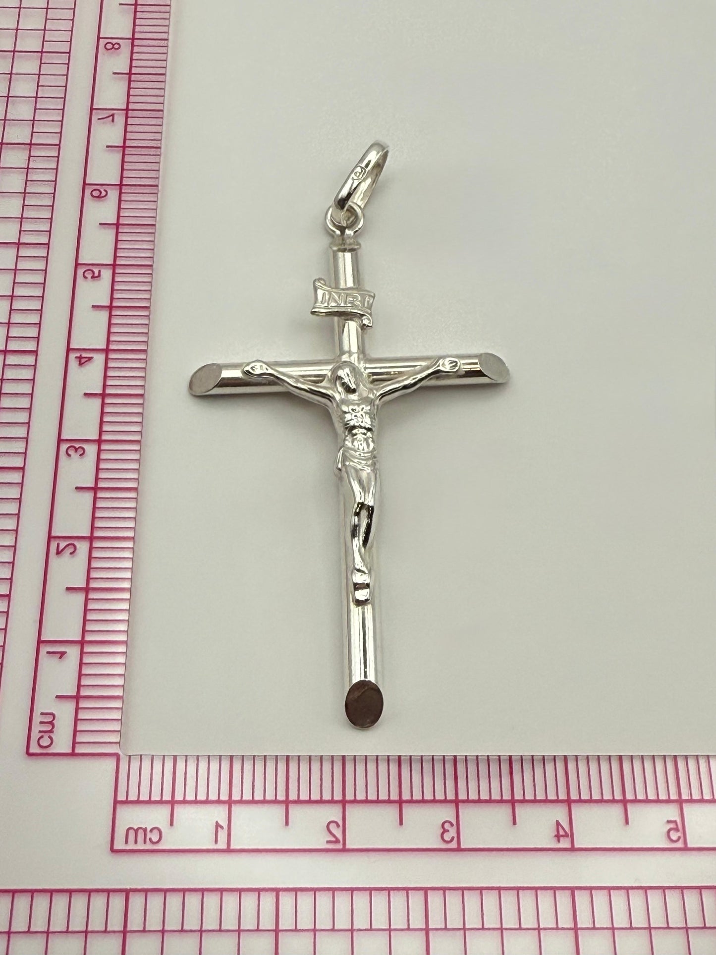 Divine Mercy Crucifix Sterling Silver 925