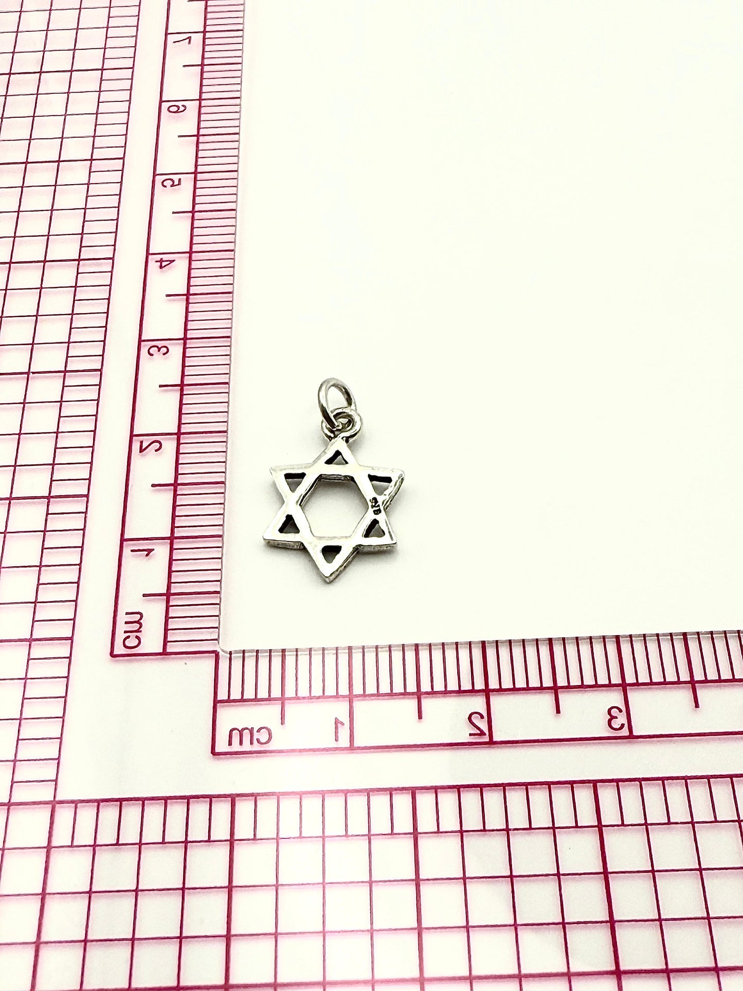 Star of David Sterling Silver 925 Pendant