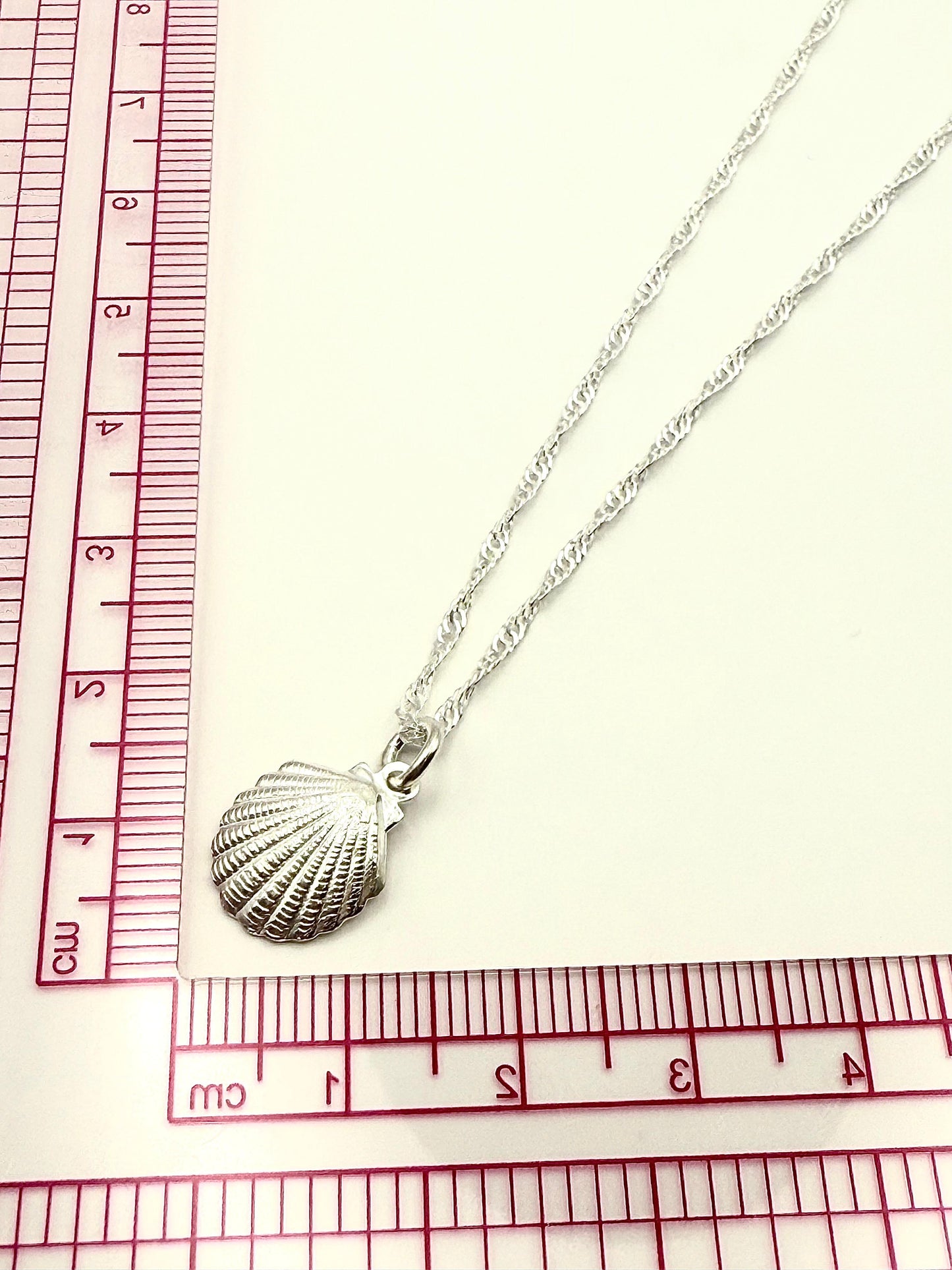 Shell Necklace 55cm Sterling Silver 925