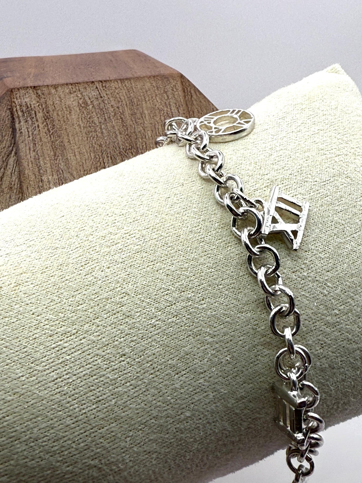 925 Sterling Silver 18.5cm Roma Bracelet