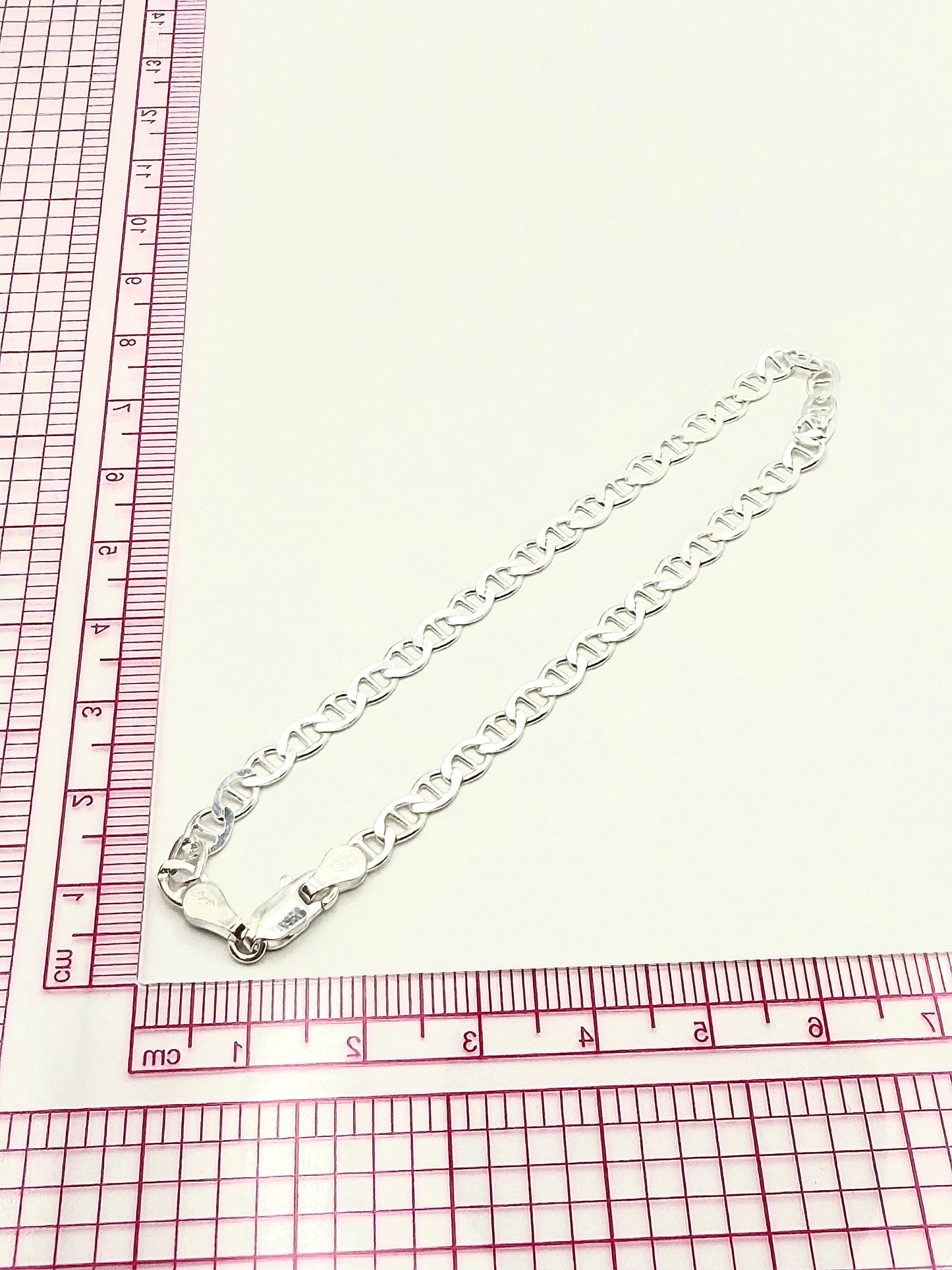 Flat Mariner Bracelet Sterling Silver 925