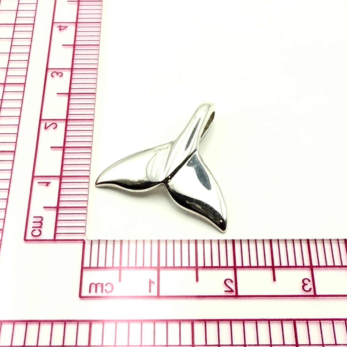 925 Sterling Silver Dolphin Tale Pendant