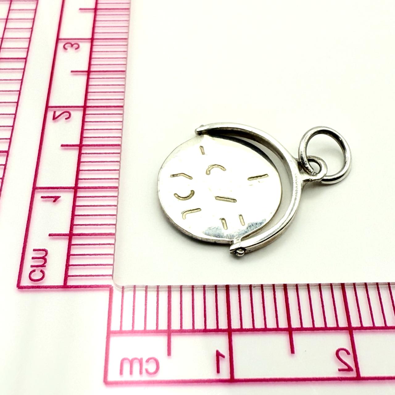 925 Sterling Silver "I Love You" Spinner Charm