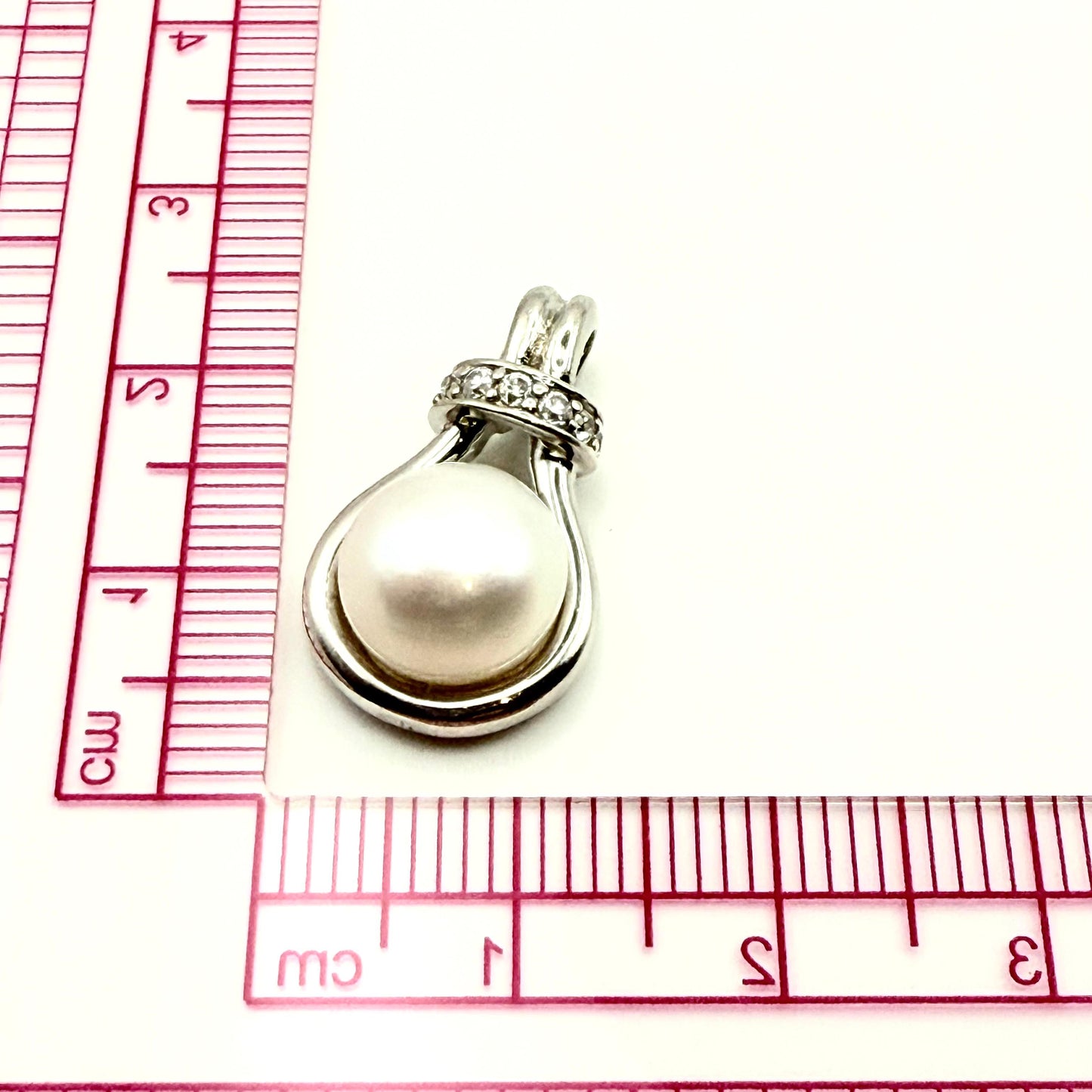 925 Sterling Silver Pearl Ball Pendant