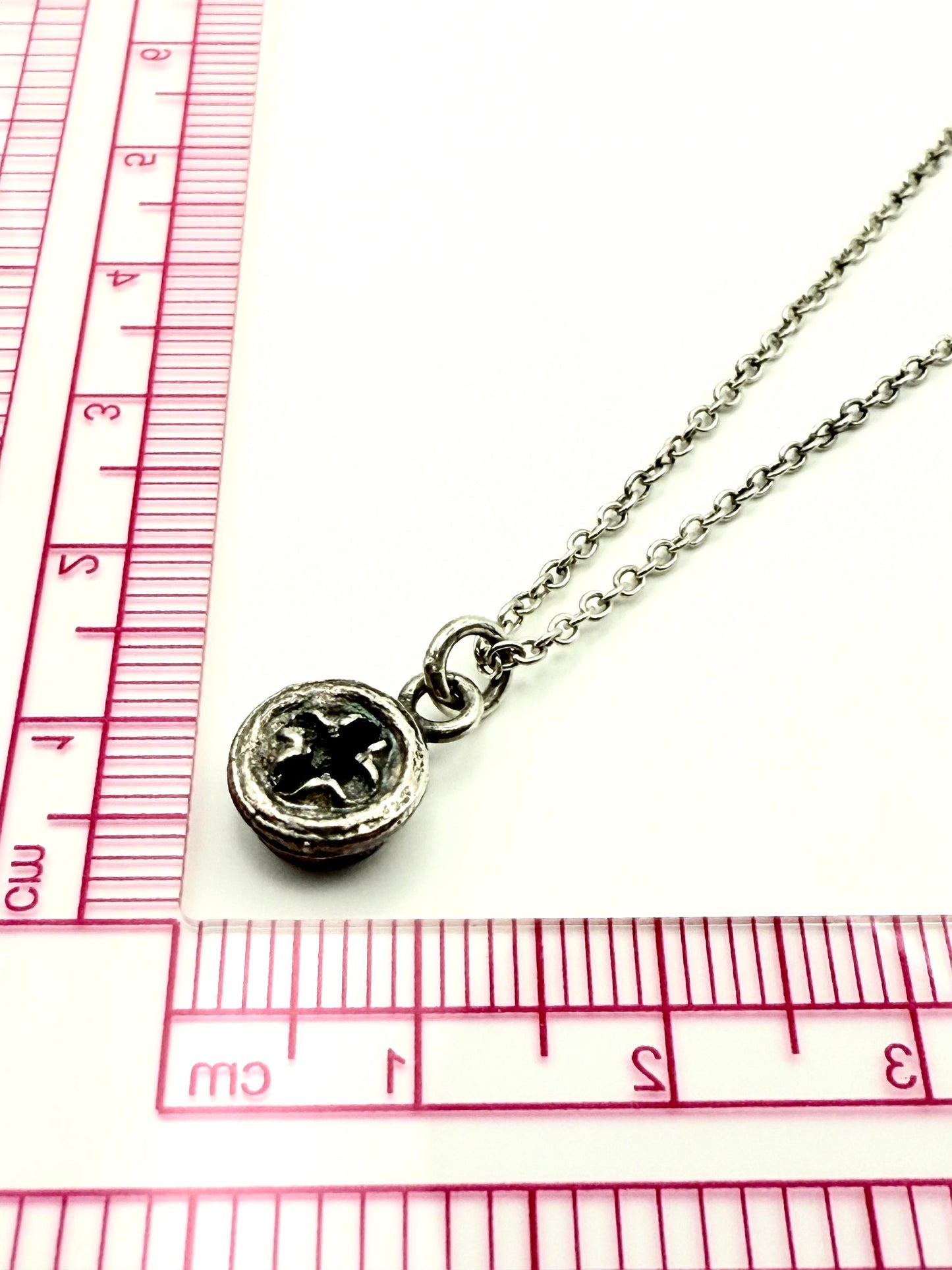 Individual Eucalyptus Seed Pod Necklace 45cm Sterling Silver 925