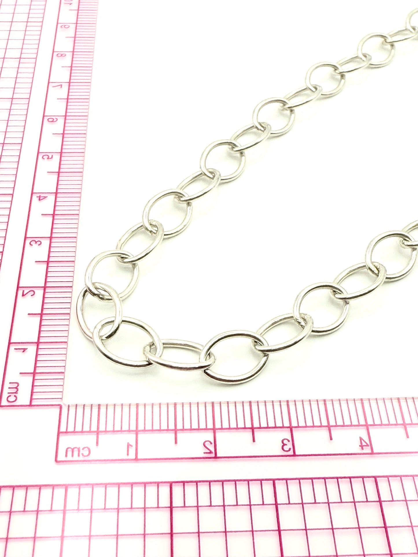 925 Sterling Silver 40cm Link Necklace
