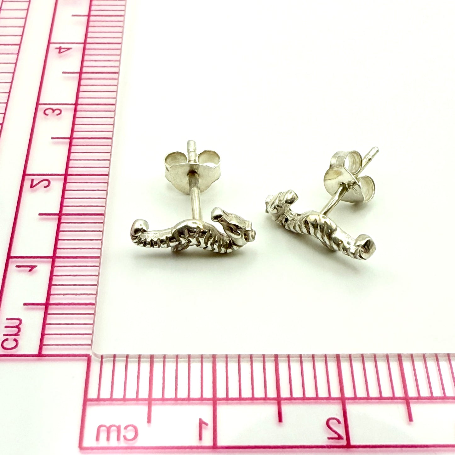 925 Sterling Silver Seahorse Earrings