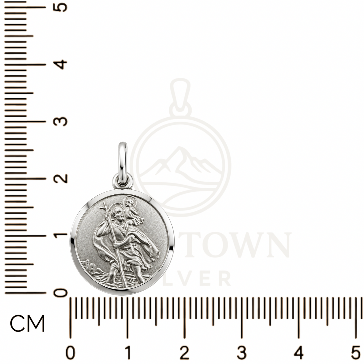 Saint Christopher Pendant Sterling Silver 925