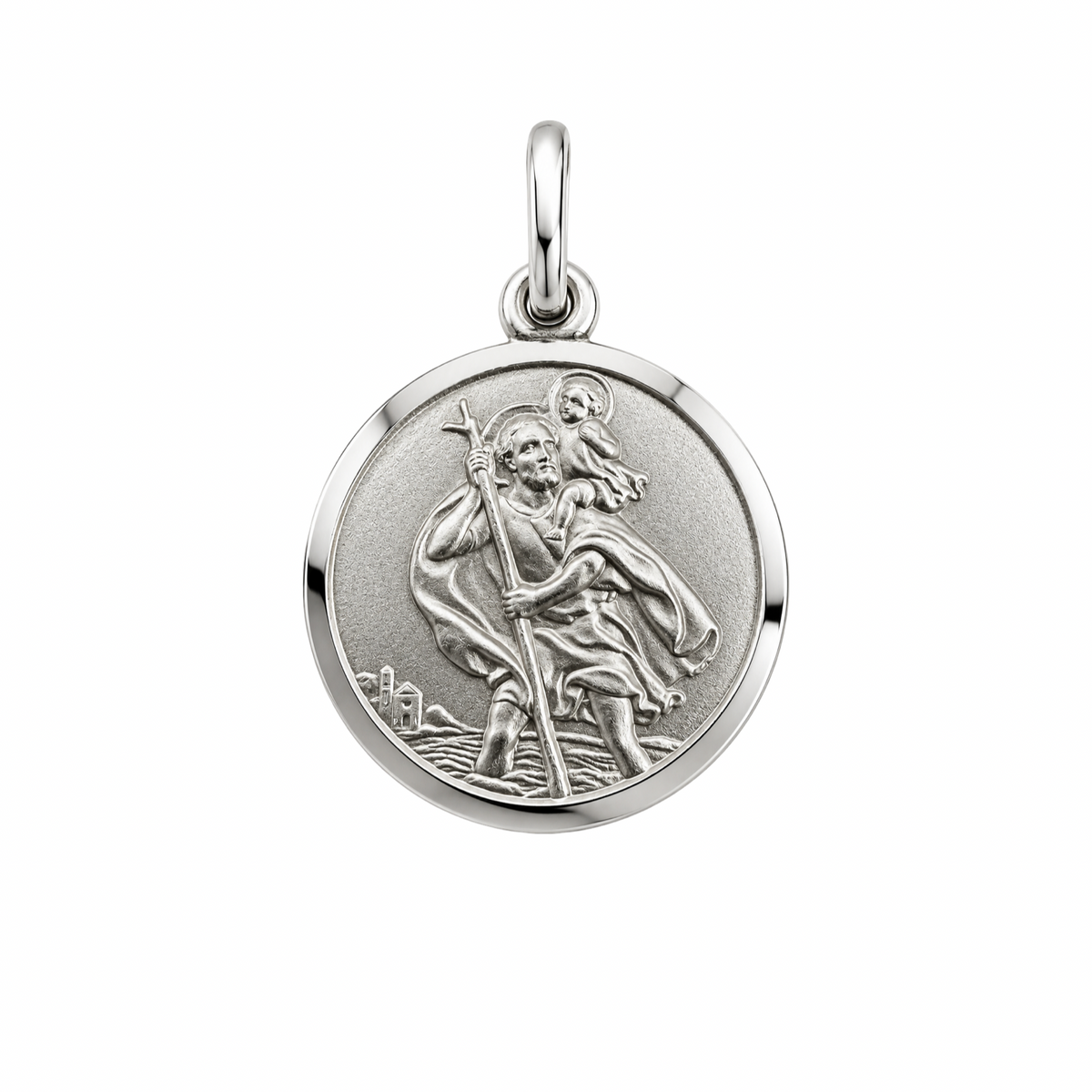 Saint Christopher Pendant Sterling Silver 925
