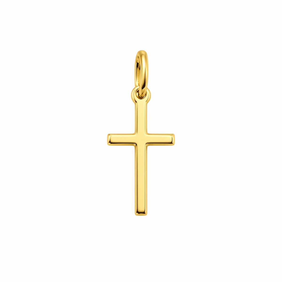 Gold-Plated Sterling Silver Cross Pendant