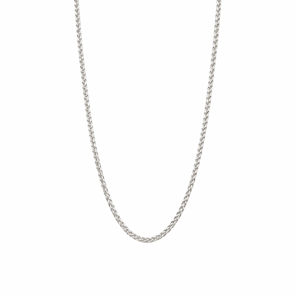 Wheat Chain 50cm Sterling Silver 925