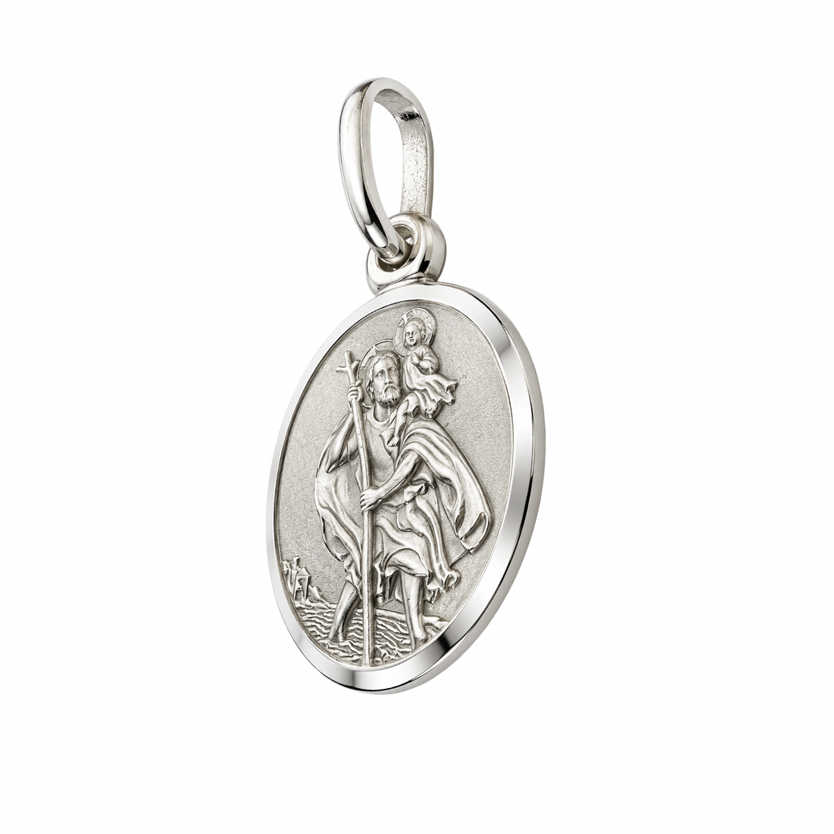 Saint Christopher Pendant Sterling Silver 925