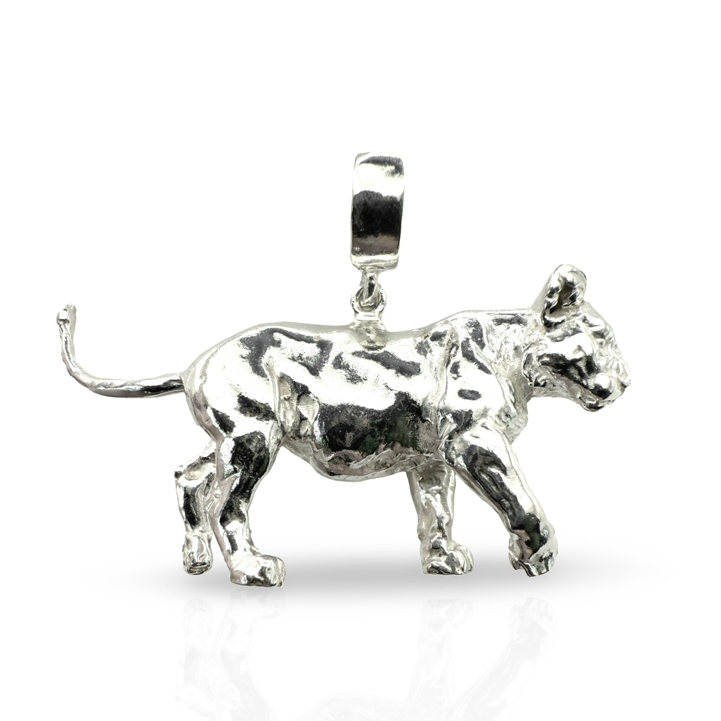 Lion Cub Pendant Sterling Silver 925