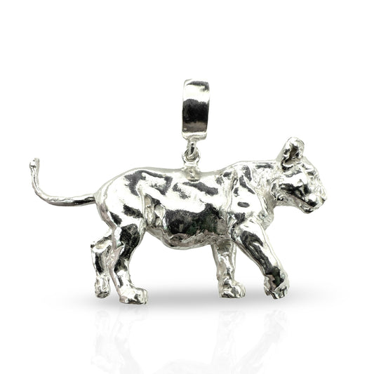 Lion Cub Pendant Sterling Silver 925