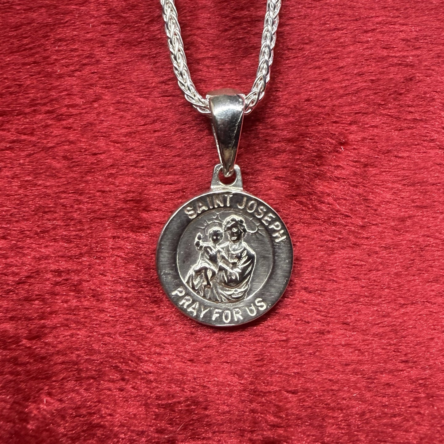 Saint Joseph Sterling Silver 925 Pendant