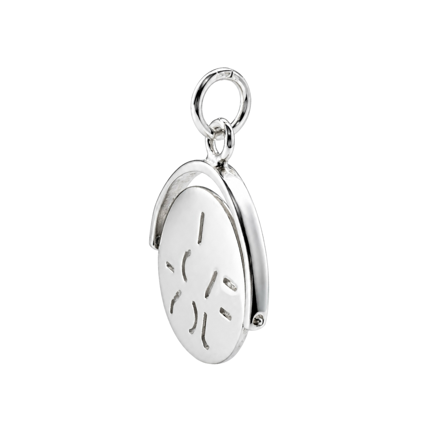 I Love You Spinner Charm Sterling Silver 925