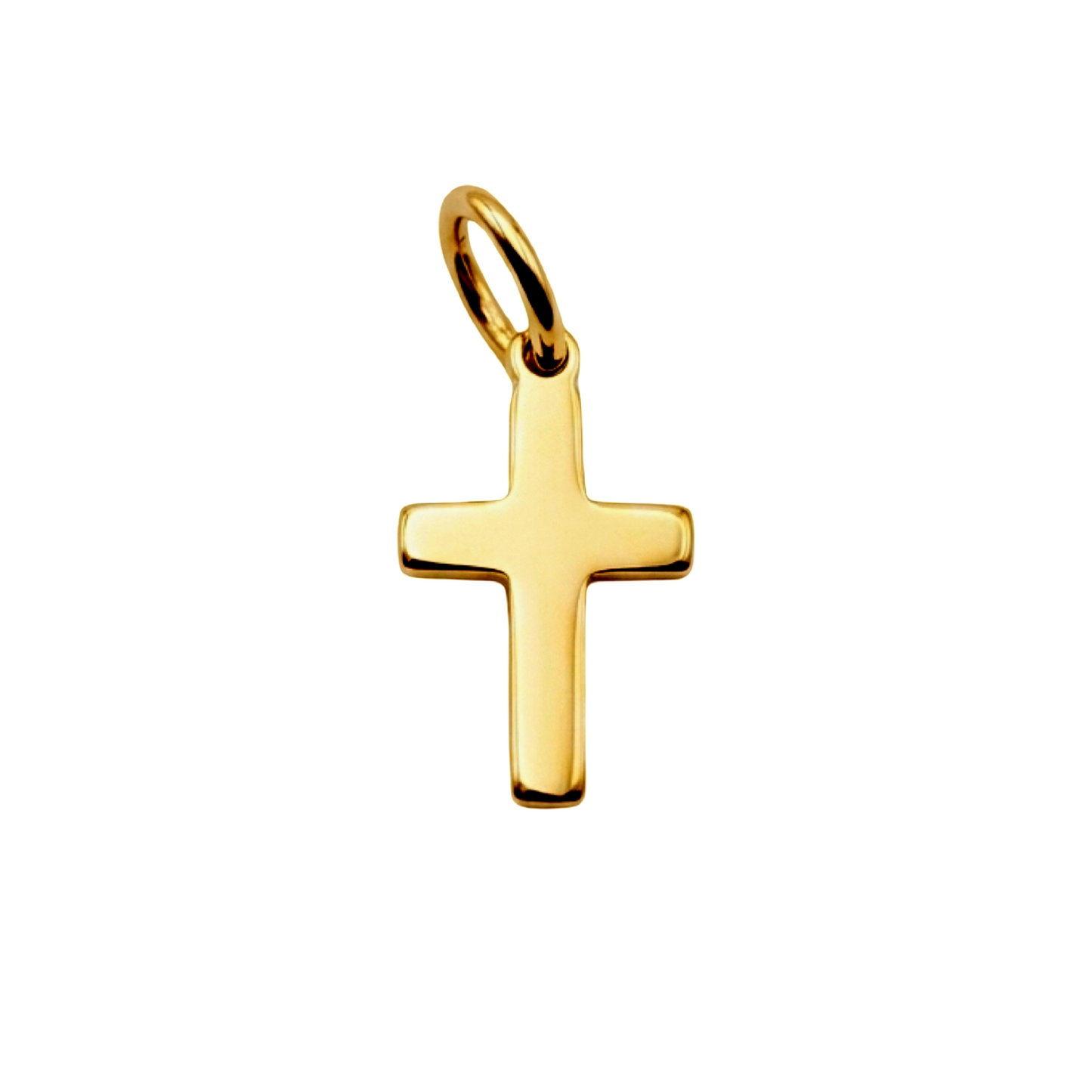Gold-Plated Sterling Silver 925 Cross Pendant