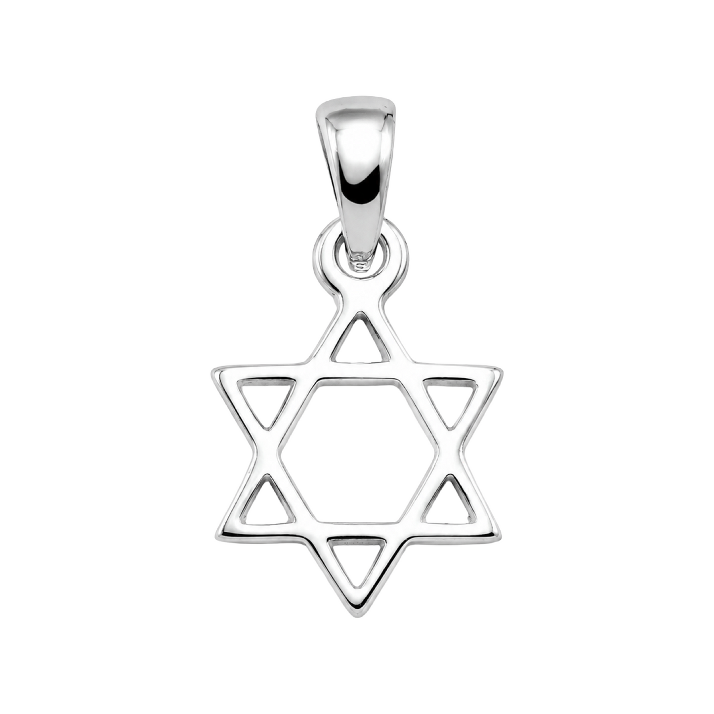 Star of David Pendant Sterling Silver 925
