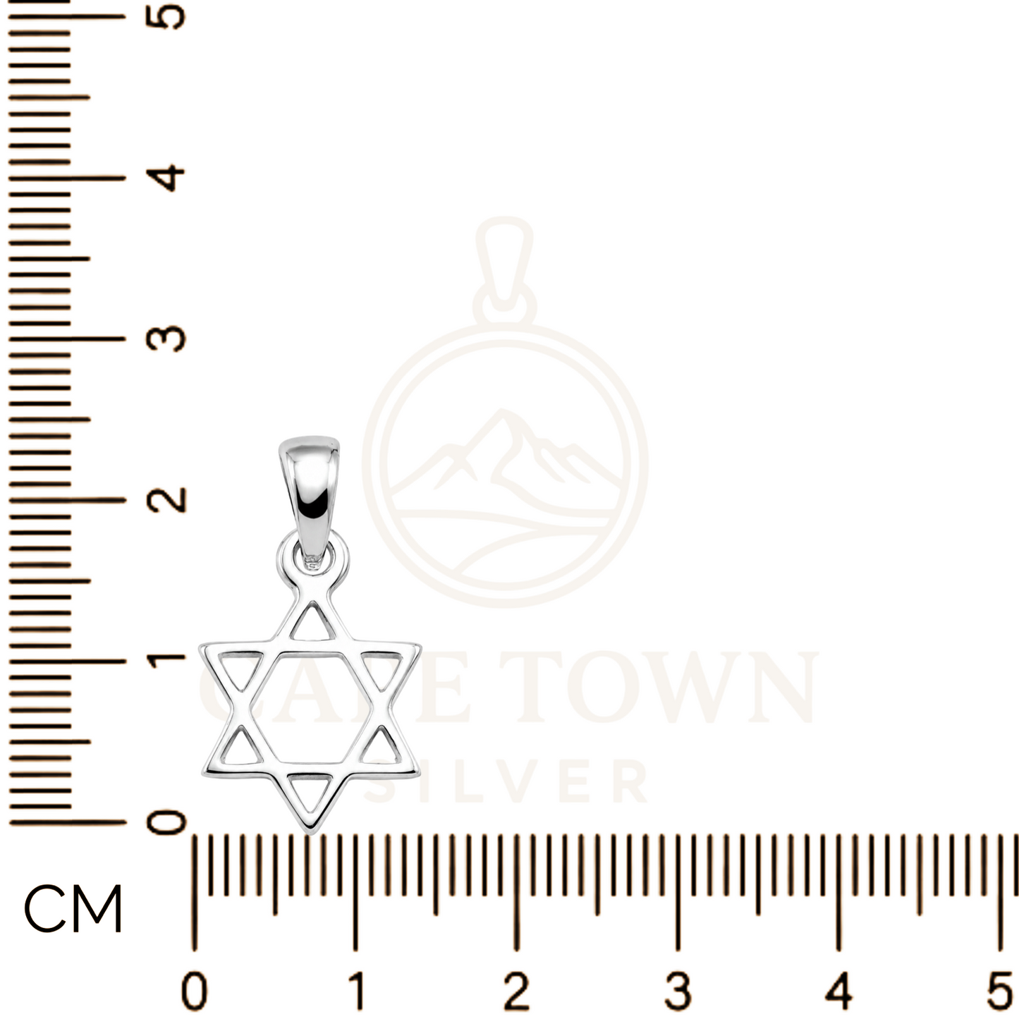 Star of David Pendant Sterling Silver 925