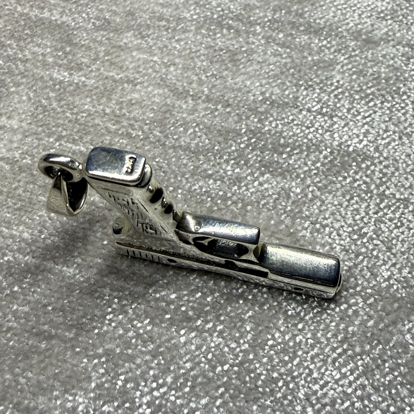 Glock Pistol Sterling Silver 925 Pendant