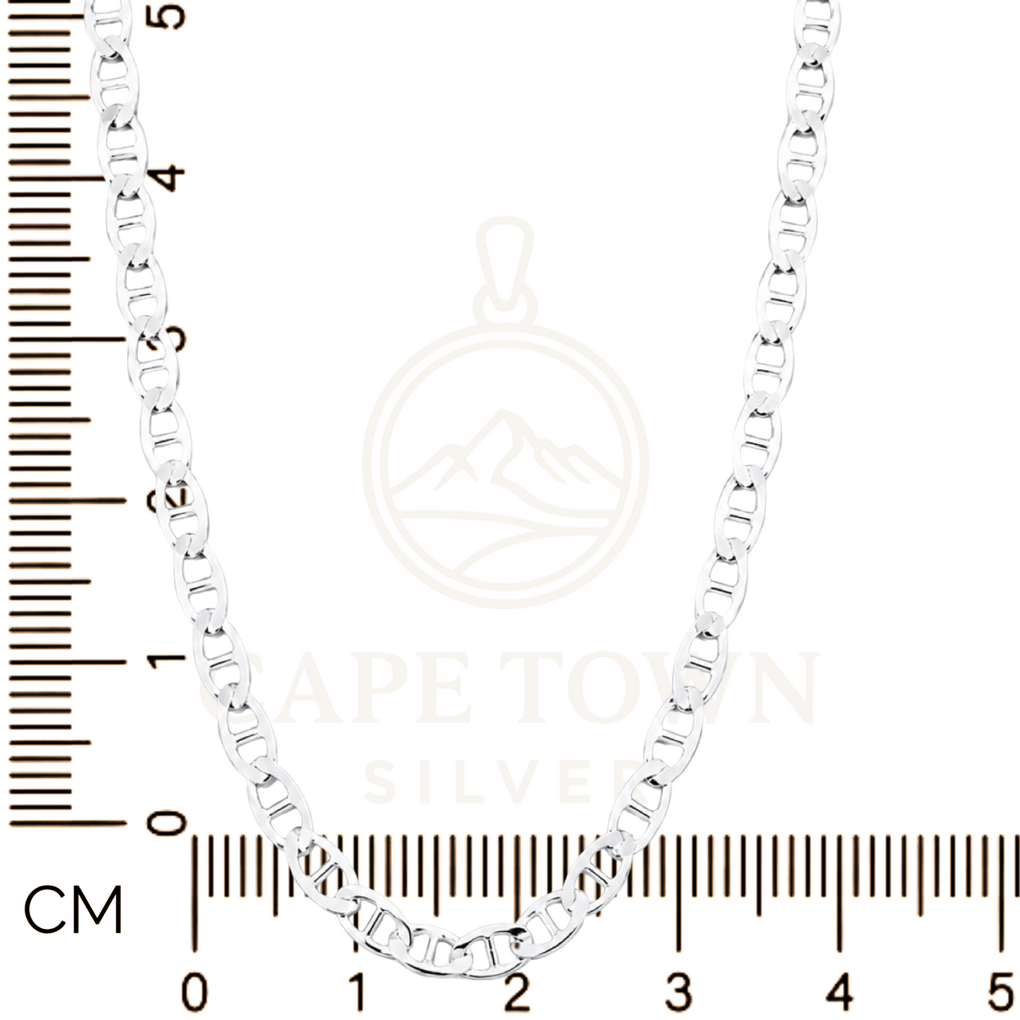 Mariner Link Chain Necklace 55 centimeters Sterling Silver 925