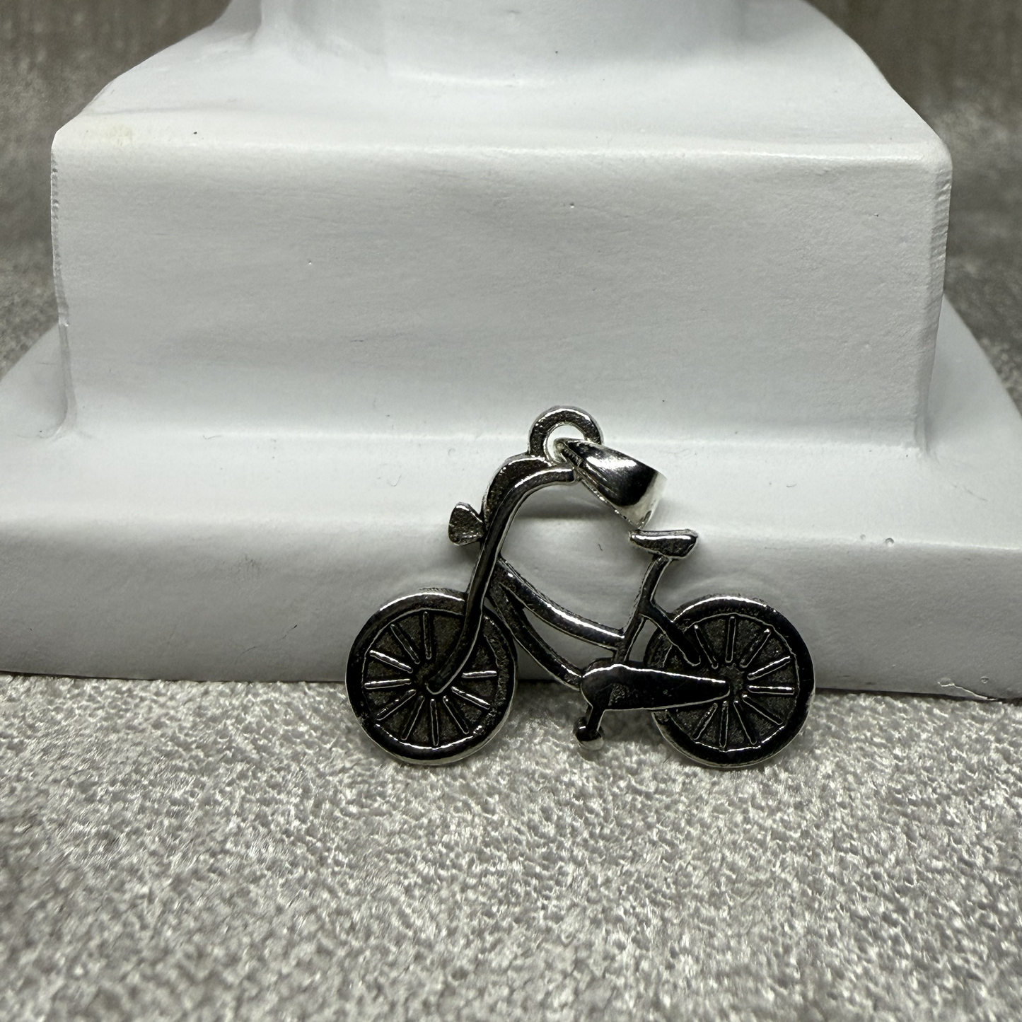 Bycicle Sterling Silver 925 Pendant