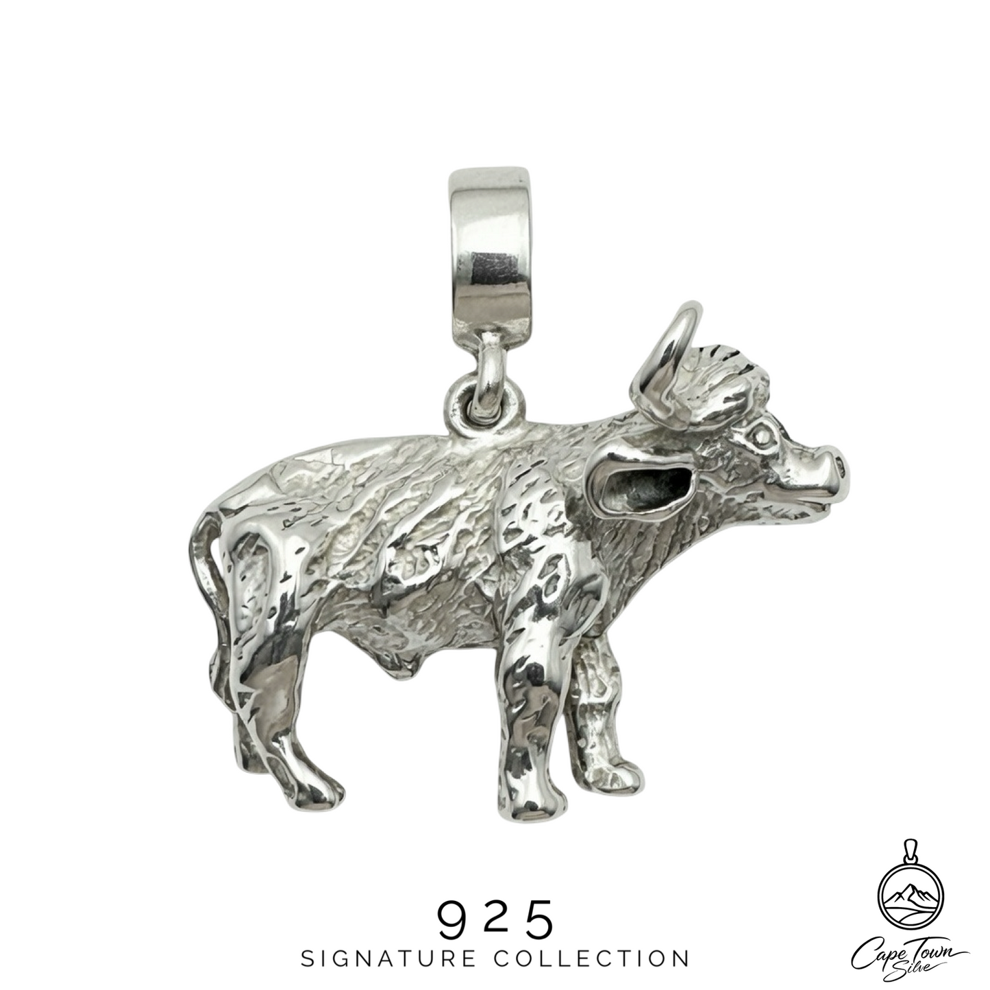 Signature Buffalo 925 Sterling Silver
