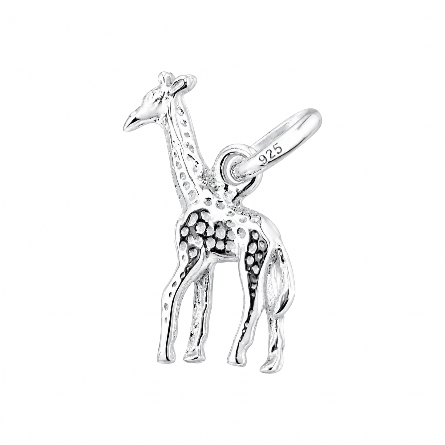 Giraffe Sterling Silver 925 Pendant