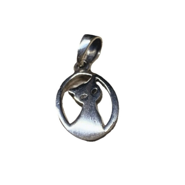 Cat Sterling Silver 925 Pendant