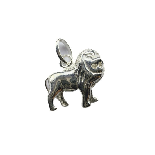 3D Lion Sterling Silver 925 Pendant