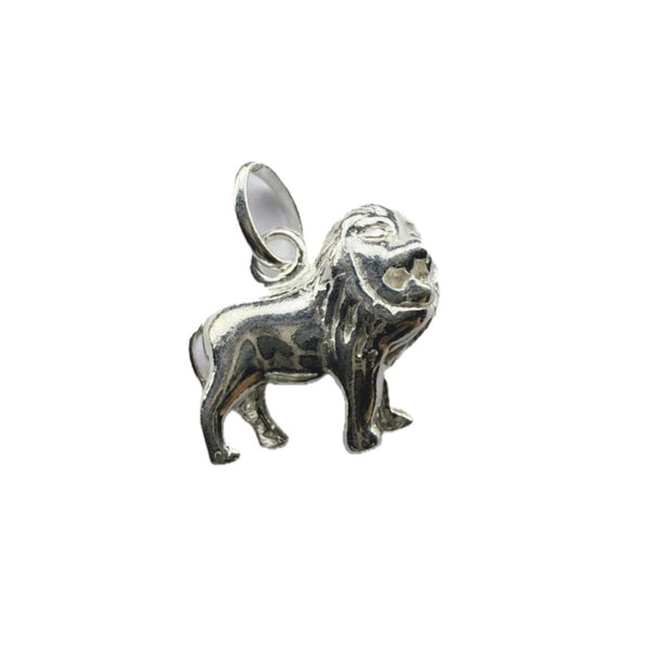 3D Lion Sterling Silver 925 Pendant