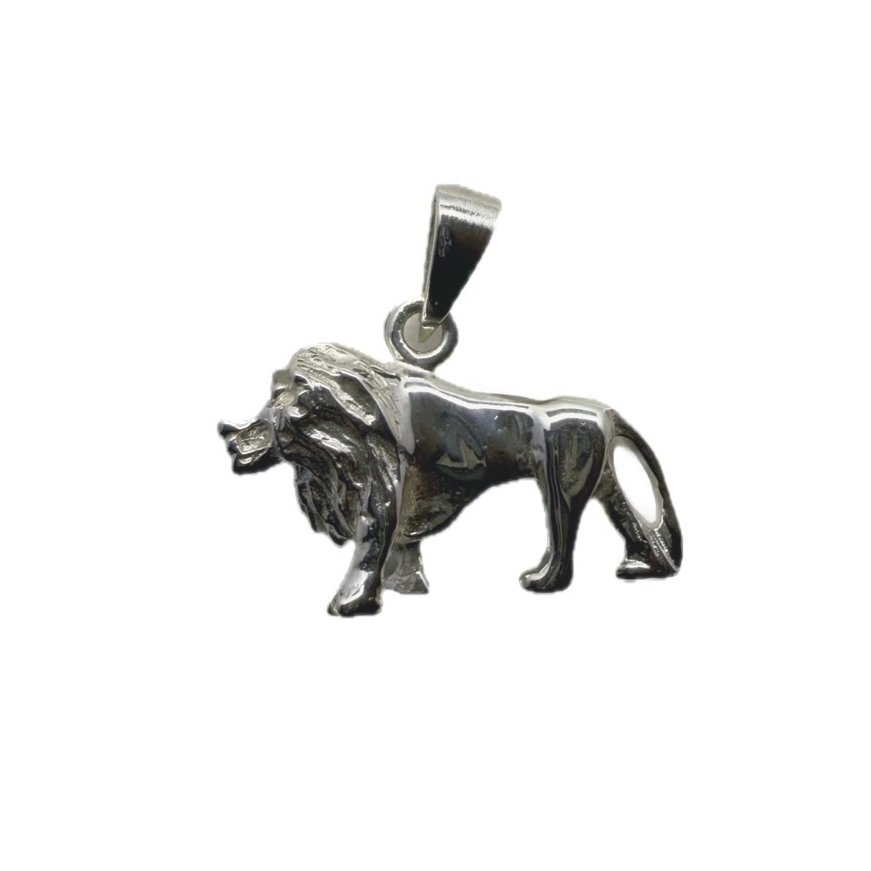 Full-body Lion Sterling Silver 925 Pendant