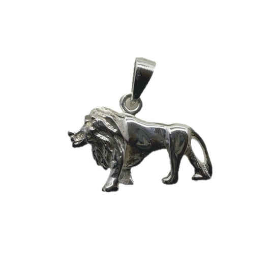 Full-body Lion Sterling Silver 925 Pendant