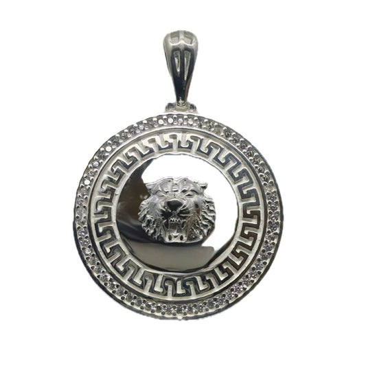 Roaring Tiger Sterling Silver 925 Pendant