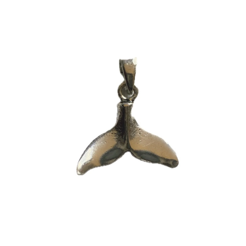 Whale Tail Sterling Silver 925 Pendant