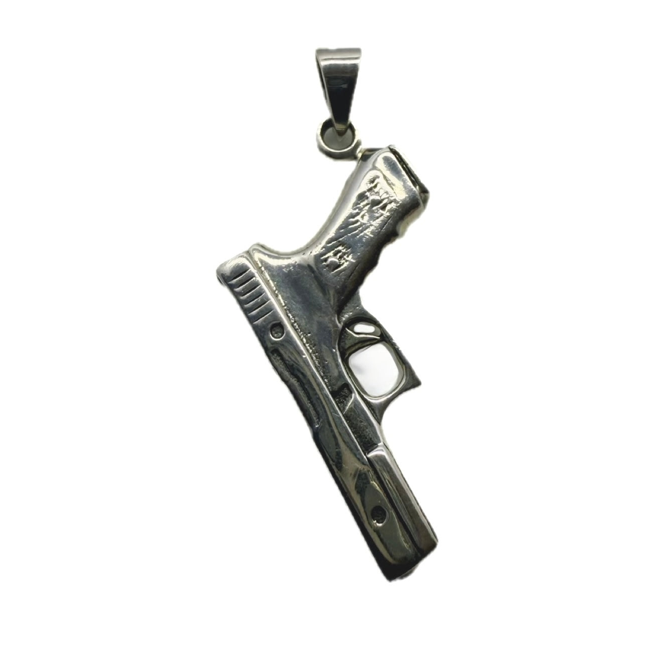 Glock Pistol Sterling Silver 925 Pendant